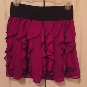 Express flowy mini skirt.